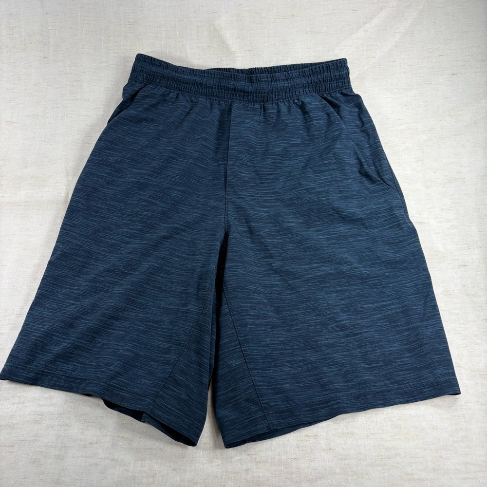 Lululemon Men Heather Blue Pace Breaker Shorts